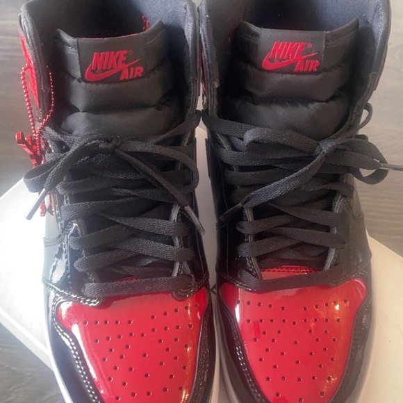 Patent Leather Air Jordan 1st highcuts - Picture 3 of 4